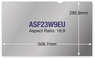 TARGUS Betekintésvédő fólia ASF23W9EU, Privacy Screen 23"W (16:9)