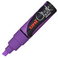 UNI Chalk Marker Pen PWE-8K Broad Chisel Tip - Violet