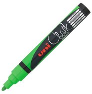 UNI Chalk Marker Pen PWE-5M Medium Bullet Tip - Fluorescent Green
