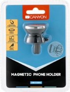 Canyon Car Holder for Smartphones,magnetic suction function ,with 2 plates(rectangle/circle), black ,40*35*50mm 0.033kg