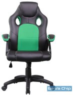 Iris GCH102BE fekete / zöld gamer szék