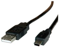 ROLINE Kábel USB 2.0 A - Mini B USB (5pin) 3m