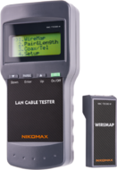 NIKOMAX kábel teszter LCD kijelzővel, UTP/STP, RJ45