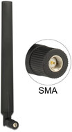 Delock LTE Antenna SMA ~ 4 dBi Omnidirectional Rotatable with Flexible Joint black