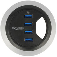 Delock 4 porttal rendelkező asztali USB 3.0 elosztó