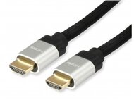 Equip Kábel - 119380 (HDMI2.1 kábel, apa/apa, 8K/60Hz, eARC, VRR, QMS, QFT, ALLM, DSC, aranyozott, 1m)
