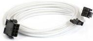PHANTEKS 6+2-Pin PCIe 50cm hosszabbító - sleeved white