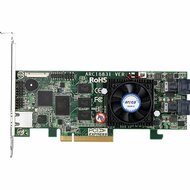 Areca 8port 12Gb/s SAS RAID PCIe x8 Card, Dual Core ROC, 2GB Cache, 2x SFF-8643, LP