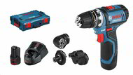 Bosch Professional GSR 12V-15 FC akkus multicsavarozó szett, L-BOXX /06019F6000/