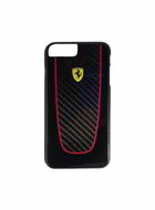 Ferrari SF Pit Stop iPhone 7 Plus valódi karbon kemény fekete tok