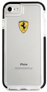 Ferrari iPhone 7 átlátszó fényes fekete tok
