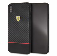Ferrari On-Ttrack racing iPhone XS MAX karbon és puha gumi tok