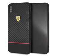 Ferrari On-Track racing iPhone X/XS karbon és puha gumi tok