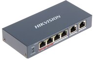 Hikvision Switch PoE - DS-3E0106HP-E (4 port 100Mbps, 60W, 2xRJ45 100Mbps)