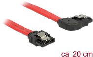 Delock 6 Gb/s sebességet biztosító SATA-kábel egyenes csatlakozódugóval > jobbra néző SATA-csatlakoz