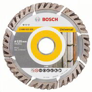 Bosch 2608615059 Gyémánt darabolótárcsa, Standard for Universal kivitel, 125×22,23 125×22.23x2x10