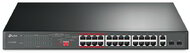TP-Link Switch PoE - TL-SL1226P (24port 1Gbps; 24 af PoE port; 2x Combo SFP; 250W, 250m extended mode)