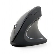 Gembird Ergonomic wireless optical mouse MUSW-ERGO-01, 1600 DPI, USB, black