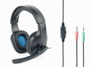 Gembird Gaming headset GHS-04 with volume control, matte black