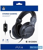 BigBen Stereo Gaming V3 titánszürke PS4/PC headset