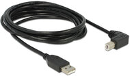 Delock USB2.0 kábel USB A dugó - USB B 90°dugó csatlakozókkal, 3m