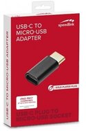 Speedlink SL-180014-BK fekete USB-C - micro-USB adapter 0.15m HQ