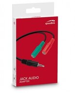Speedlink SL-170302-BK fekete fejhallgató jack HQ adapter