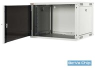 Lande LN-EUBOX07U5445-LG-1 EURObox 19" 7U 540x450 szürke fali rack szekrény