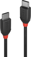 LINDY Kábel USB 3.1 Type C - Type C (M/M) 3A, fekete