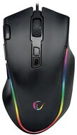 Rampage Egér Gamer - SMX-G72 GREEDY RGB (4800DPI, 8 gomb, makro, RGB LED, 1,7M kábel, fekete)