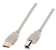 nBase 3m USB A-B kábel, szürke