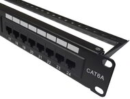 Rainbow Patch Panel UTP 12x RJ45 CAT6 Falra