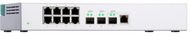 QNAP QSW-308-1C QNAP QSW-308-1C, 8x1GbE, 3x10Gb SFP+ ports, shared 1x10GbE BASE-T