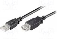 Goobay USB A M/F adatkábel hosszabbító 0,3m