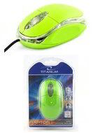 ESPERANZA TITANUM TM102G RAPTOR - Wired Mouse Optical USB 1000 DPI Green BLISTER