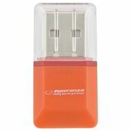 ESPERANZA EA134O - Kártyaolvasó MicroSD narancs USB 2.0 (MicroSD Pen Drive)