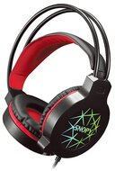 Rampage Fejhallgató - SN-GX7 CRAZY (2.0, mikrofon, USB+3,5mm jack, hang.szab., nagy-párnás, 2m kábel, fekete)