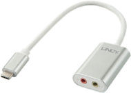 LINDY Adapter USB-C - 2x 3,5mm jack