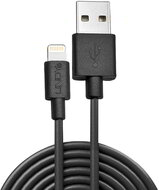 LINDY Kábel Lightning - USB, fekete, 2m