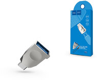 USB - USB Type-C OTG adapter - HOCO UA9 - USB 3.0 - silver
