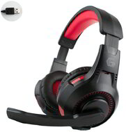 Gembird GHS-U-5.1-01 Gembird Gaming microphone & stereo headphones with volume control, glossy black