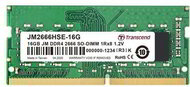 Transcend 16GB 2666Mhz DDR4 JM SO-DIMM CL19 notebook RAM - JM2666HSE-16G