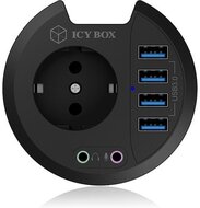 RAIDSONIC ICY BOX IB-HUB1430 4 Port USB 3.0 In-Desk Hub