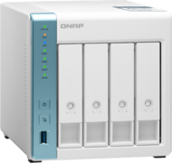 QNAP NAS - TS-431P3-2G (4HDD hely, Alpine QC AL-314 1.7GHz, 2GB RAM, SATA, 2x RJ-45, 3x USB3.0)