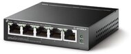 TP-LINK Switch 5x100Mbps (4xPOE), Fémházas Asztali, TL-SF1005LP