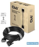 CLUB3D DVI-D Dual Link - DVI-D Dual Link 10m kétirányú kábel