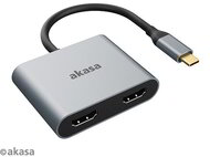 Akasa USB Type-C to Dual HDMI MST Adapter