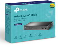 TP-LINK TL-SF1009P 9-Port 10/100Mbps Desktop Switch with 8-Port PoE+
