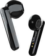 Trust Füllhallgató Vezeték nélküli - Primo Touch Bluetooth (fekete; BT5.0; vezérlőgombok; akku; mikrofon)