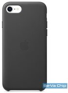 Apple iPhone SE fekete bőr tok